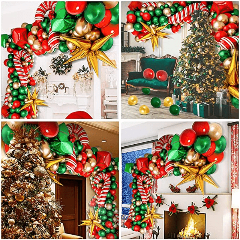 85個、クリスマスバルーンセット クリスマスデコレーションバルーン クリスマスギフト、写真小道具、パーティーシーンの装飾アレンジメント、部屋の装飾、室内装飾  - ホーム・キッチン - Temu Japan