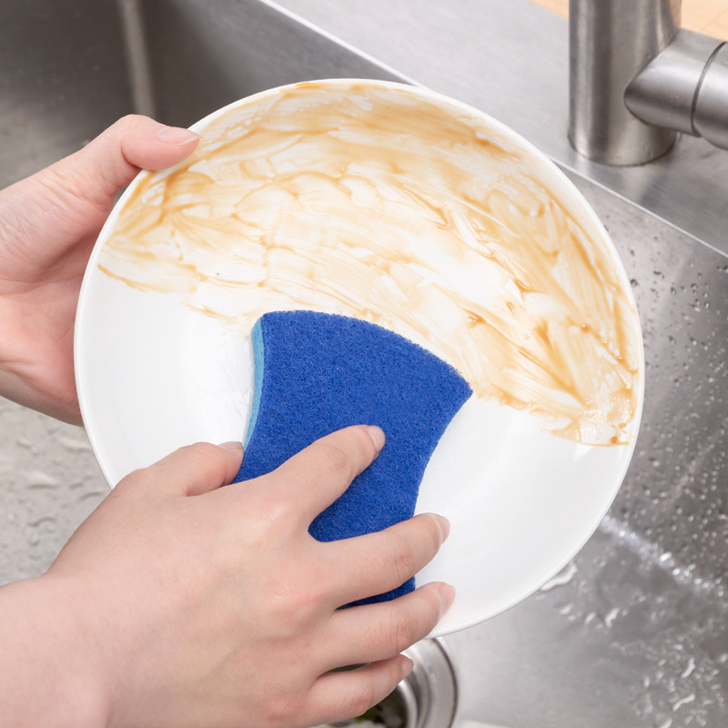 Heavy Duty Dish Sponges Get Cleaner Kitchen Bathroom Dishes - Temu