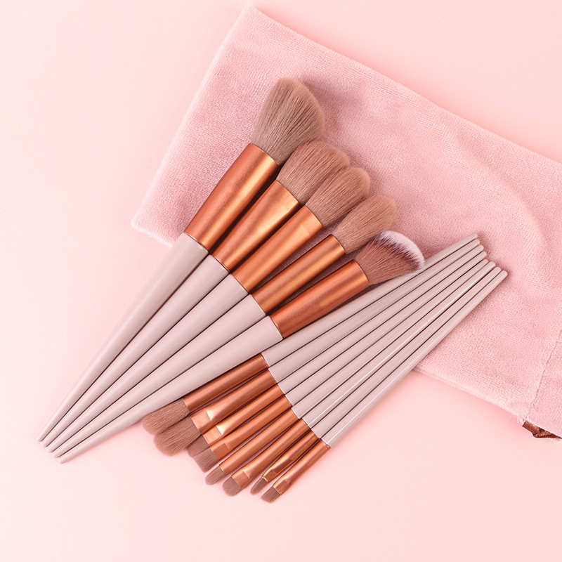 13PCS Soft Bristle Makeup Brushes Kit Complete Set for Beginners