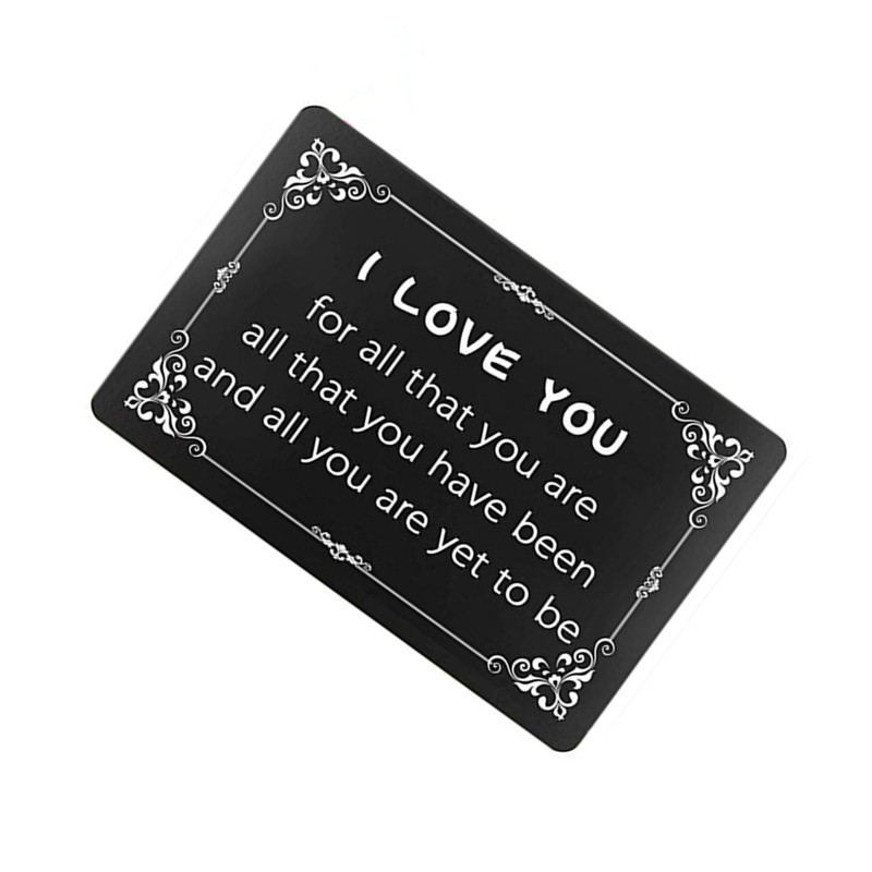 Casual Note Wallet Insert Gift For Boyfriend Girlfriend Husband Wife