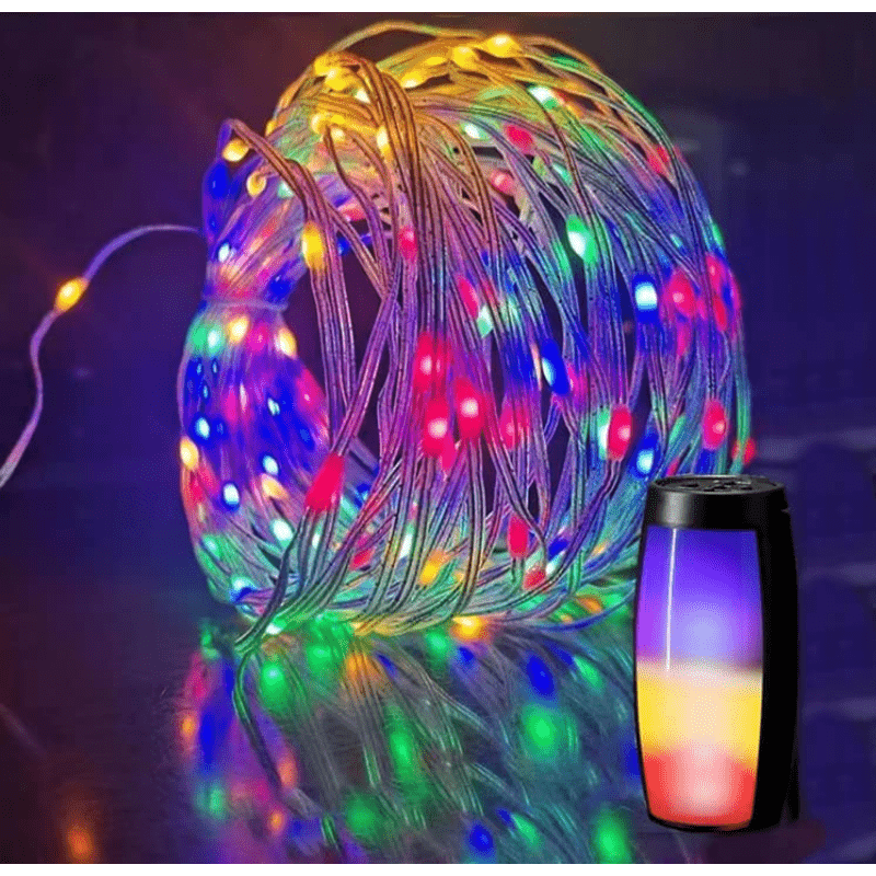 Led Smart Christmas Holiday String Lights, 100 Led Usb Flashing Fairy Lights,  Timer 24 Keys Remote Control, Music Sync Multicolor Flashing, For Home  Wedding, Party Christmas Decoration, Outdoor And Indoor - Temu