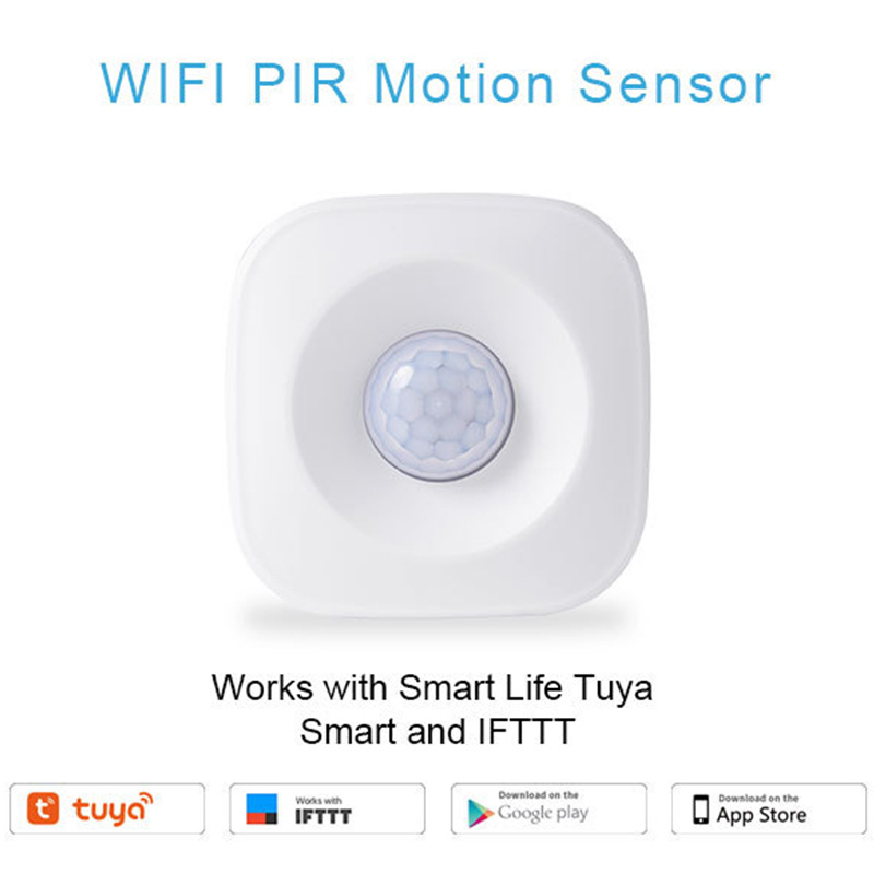 Tuya-Sensor de movimiento inalámbrico ZigBee/WiFi PIR, Detector infrarrojo,  alarma antirrobo de seguridad, Control por aplicación Smart life