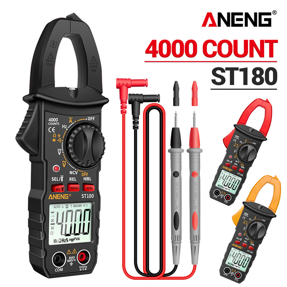 Aneng Vc + Professional Digital Clamp Meter: 1999 Counts - Temu