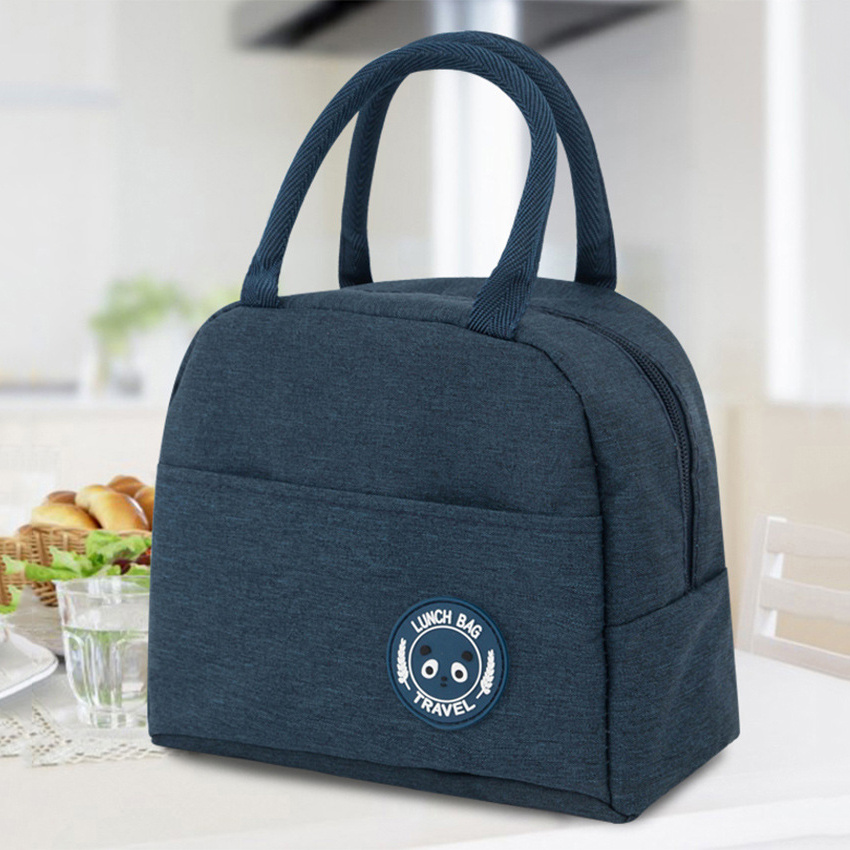 Portable Round Lunch Bag Heat Preservation Bucket Bag - Temu