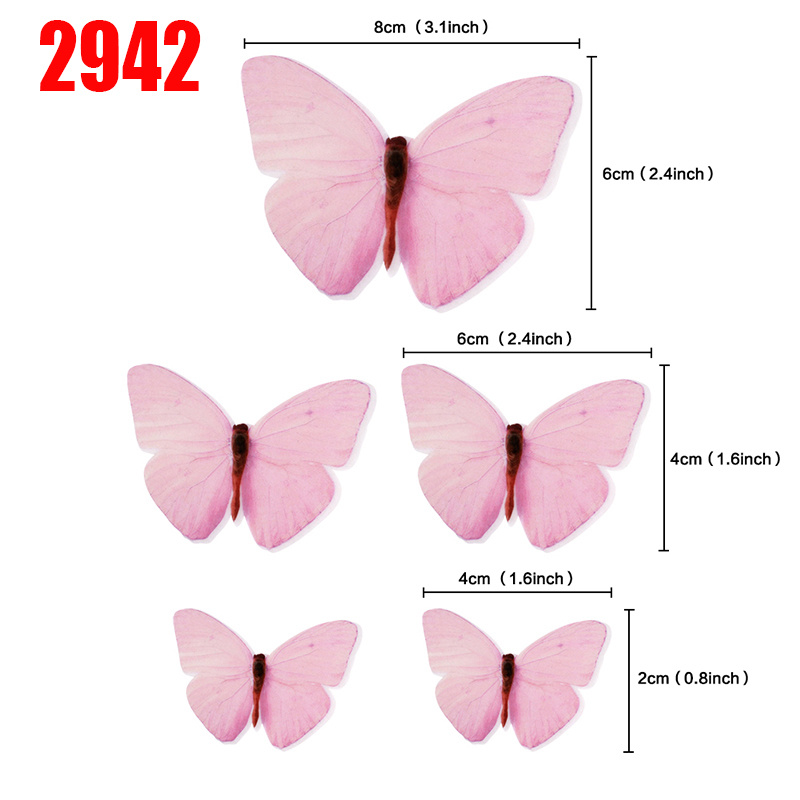 Glossy Butterfly Cake Toppers For Cupcakes And Cakes - Temu Mexico