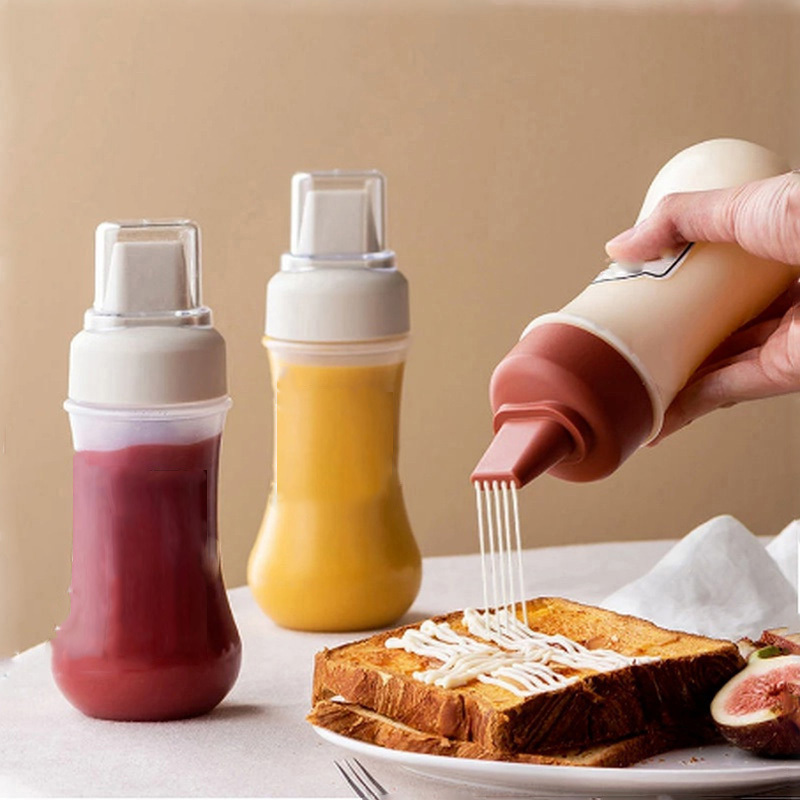 Mini Condiment Squeeze Bottle Salad Dressing Sauce Squeeze Jar Spray  Bottlezszjbv53