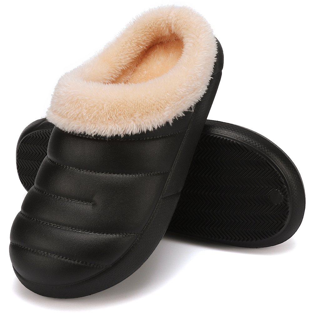 Pantuflas Forro Polar Borroso Hombre Espuma Viscoelástica, Zapatos Cálidos  Interior Exterior, Ideal Invierno - Calzado Hombre - Temu Mexico