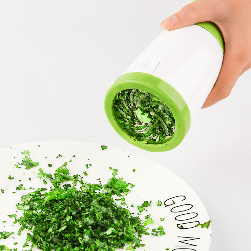 Herb Grinder Vegetable Spice Chopper Manual Mill Stainless Steel Kitchen  Tools