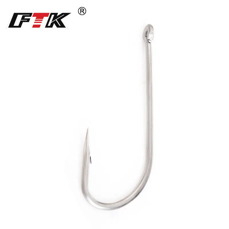 Ftk Carbon Stainless Steel Fishing Hook Strong Durable - Temu