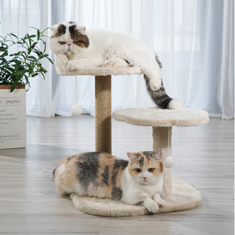 Cat Tower For Indoor Cats, Cat Tree With Scratching Posts, Cat ...