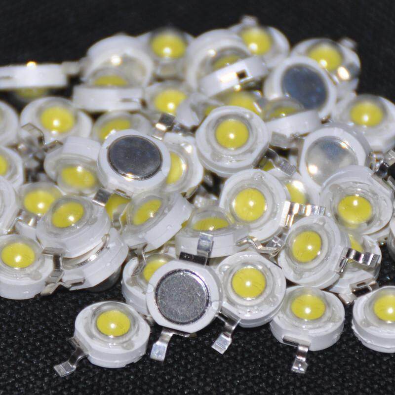 50PCS 1W Diode High Power Cool White LED Beads