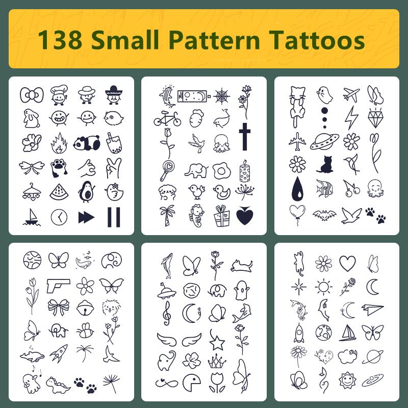 138 Patterns 15 Days Temporary Tattoo Stickers Waterproof 15 - Temu  Australia