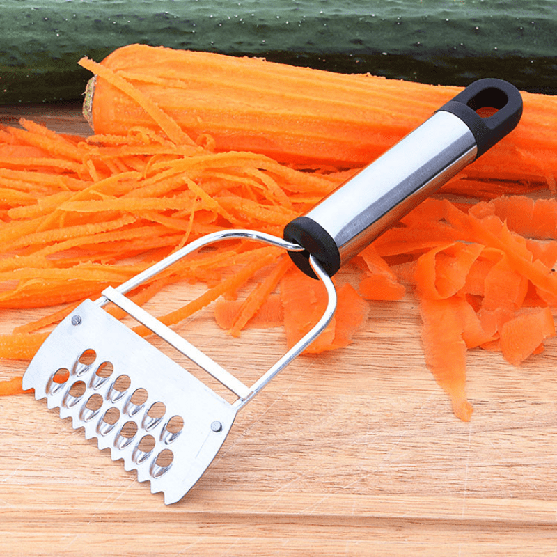 1PC Stainless Steel Kitchen Accessories - Vegetable Grater Peeler, Cutter Shredder, Carrot Potato Fruit Slicer