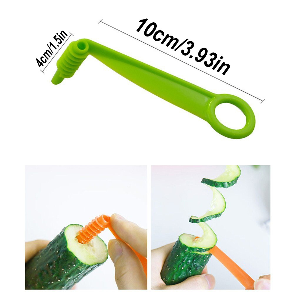 Spiral Vegetable Cutter Kitchen Tools  Vegetable Spiralizer Slicer Twister  - Fruit & Vegetable Tools - Aliexpress