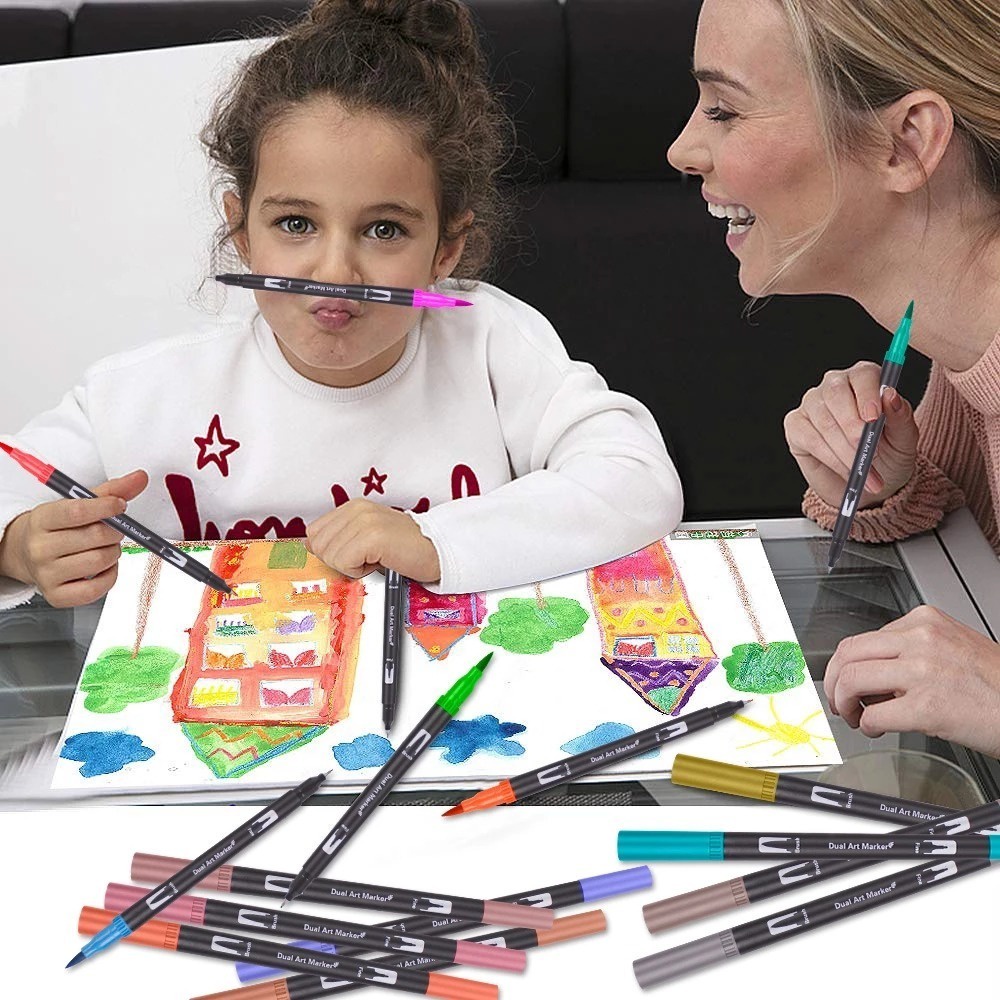 Art Set Painting Watercolor Drawing Marker Brush Pen Supplies Kids