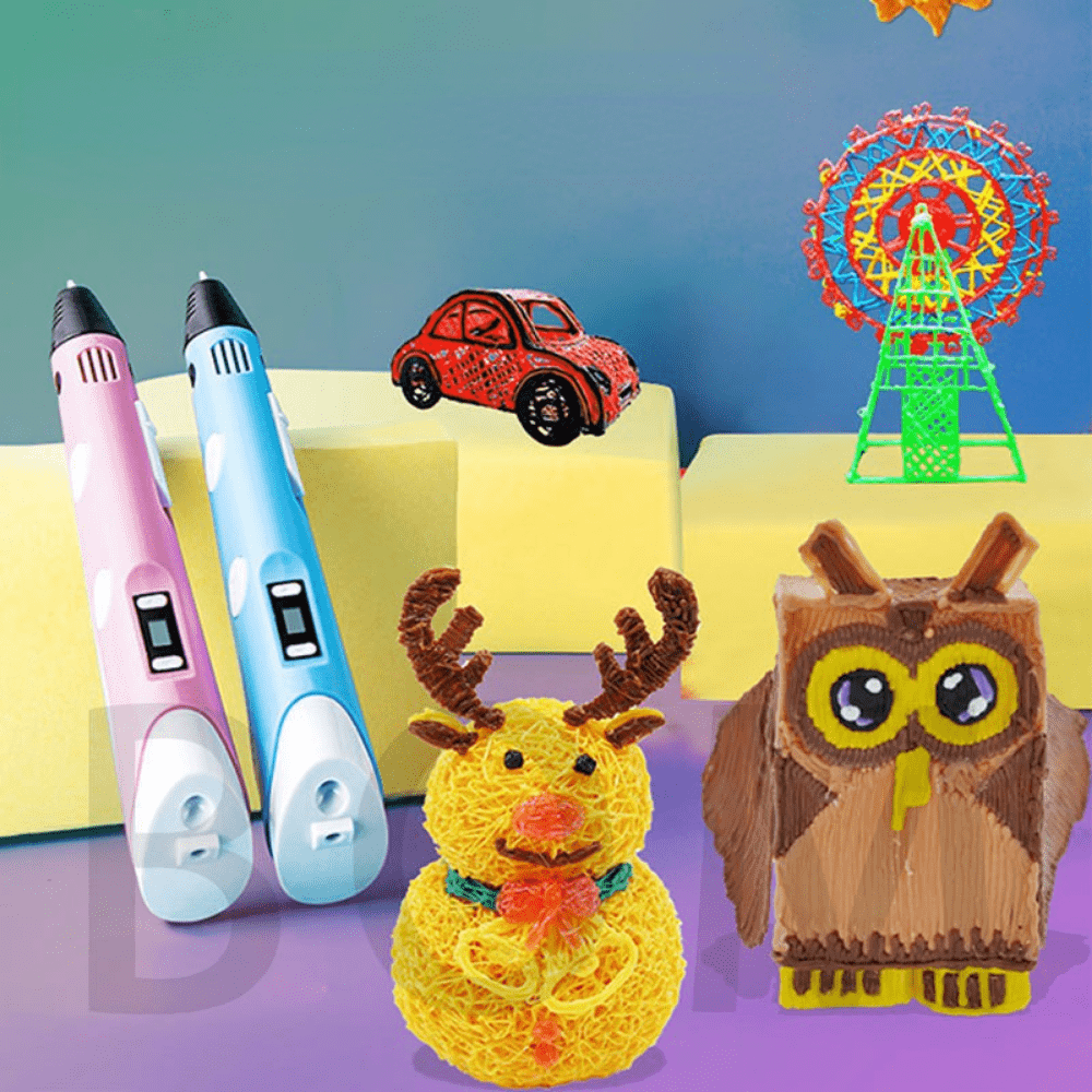 Intelligent 3d Pen With Led Display, 3d Printing Pen With Usb