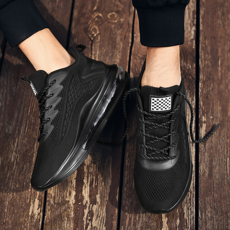 2022 New Anti-slip Air Cushion Running Sneakers, Breathable Slip-on Casual  Shoes - Temu