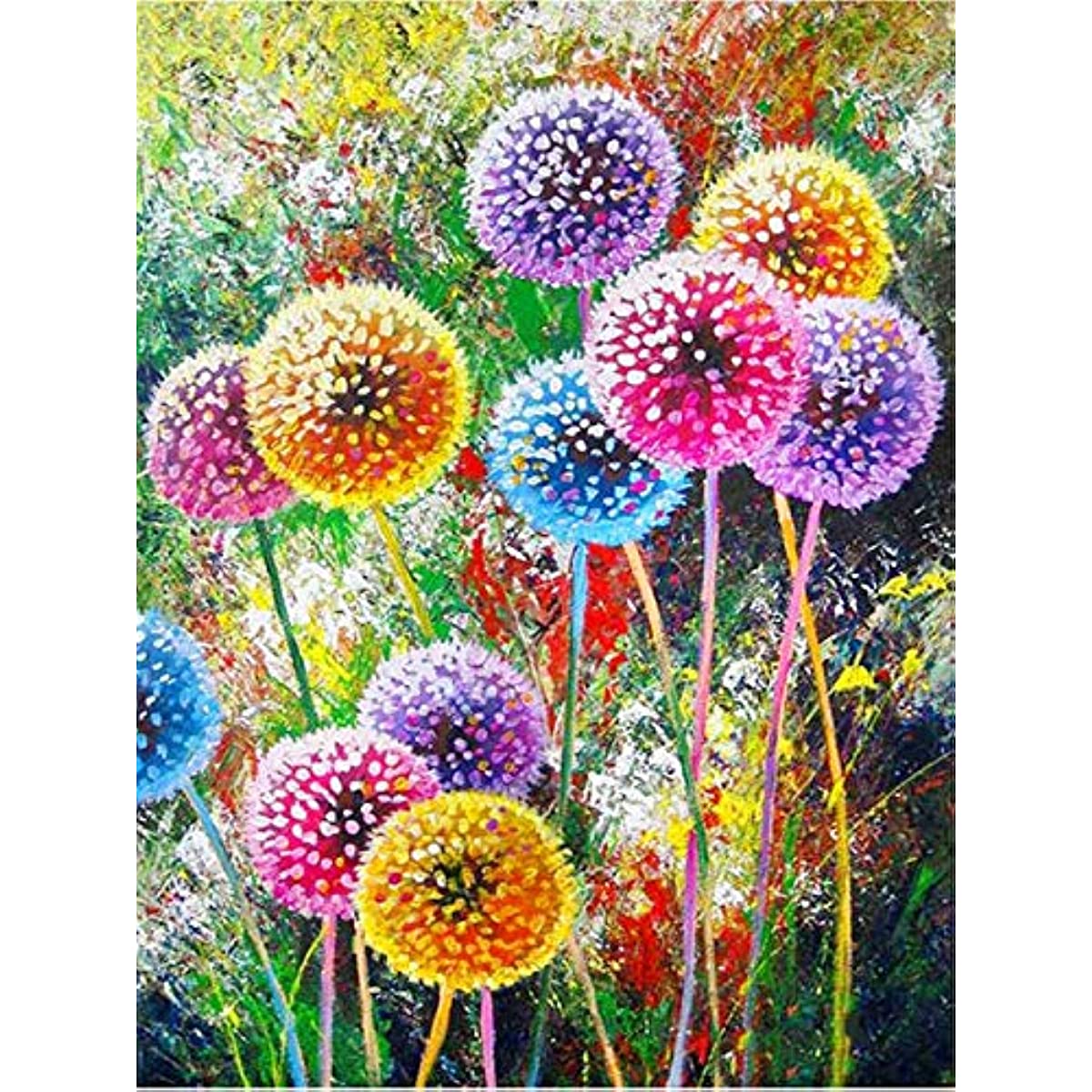 Diamond Painting Kits for Adults Fresh Flowers 5D Full Drill