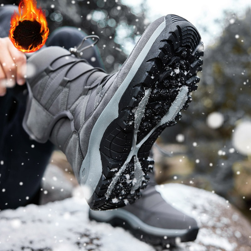 Botas de nieve para hombre Calzado antideslizante de invierno impermea