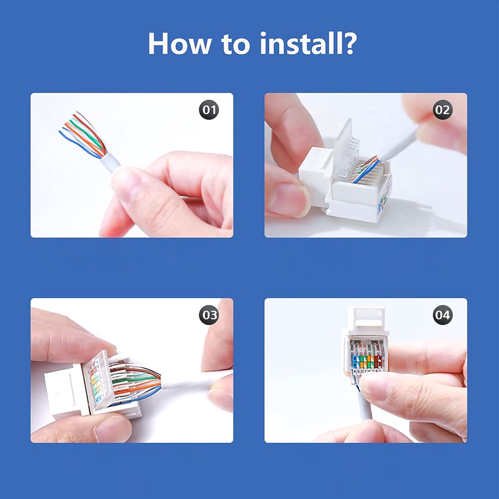 Cat6 Rj45 Tool less Module Female Temu Australia