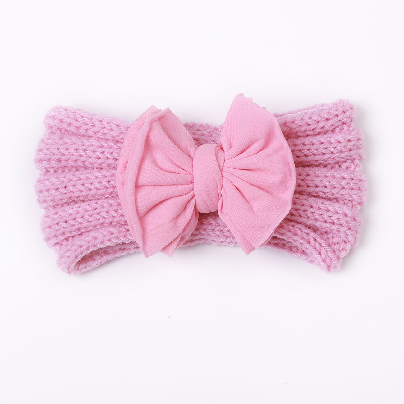 Baby Girls Bow Wide Knitted Headbands Elastic Solid Color Hair Bands Hair  Accessories | Check Out Today's Deals Now | Temu