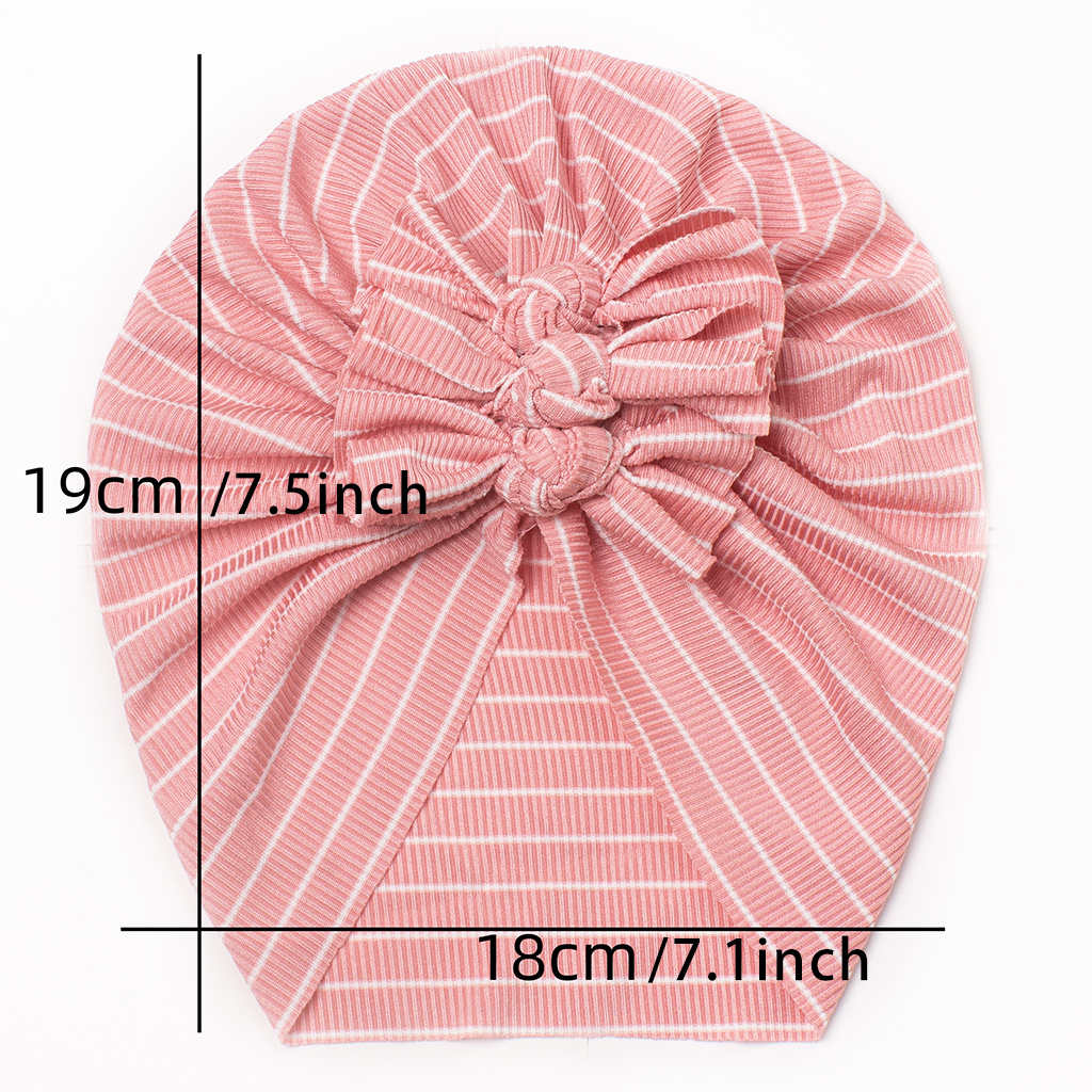 Diademas con lazo para bebé, turbante para bebé de 18cm