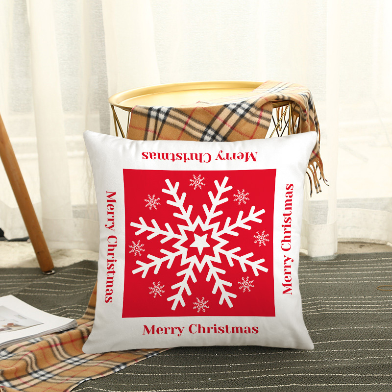 Christmas Snowflake Pillowcase Without Pillow Insert For - Temu