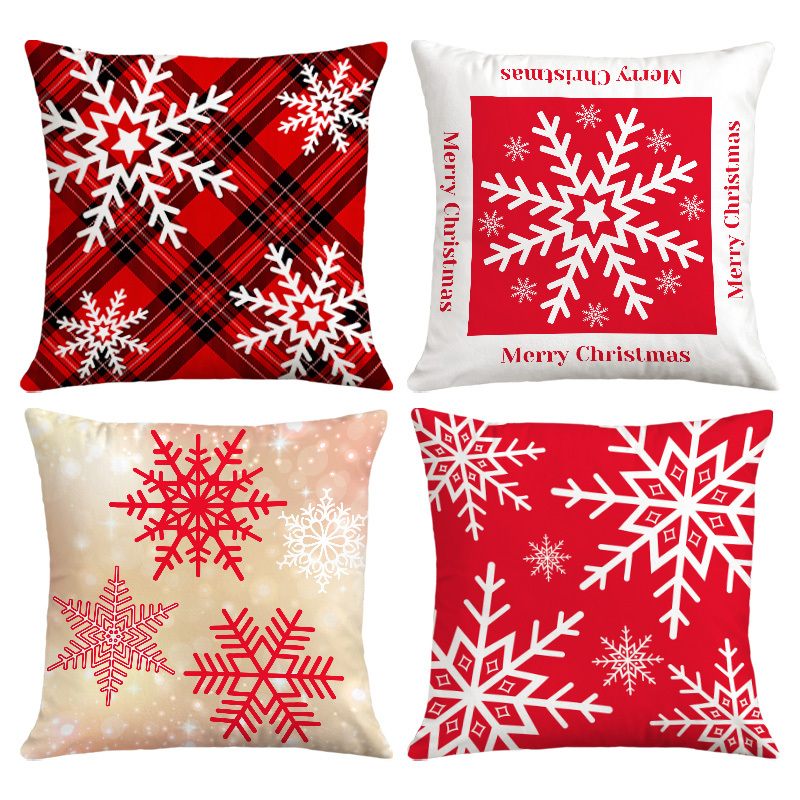 Christmas Snowflake Pillowcase Without Pillow Insert For - Temu