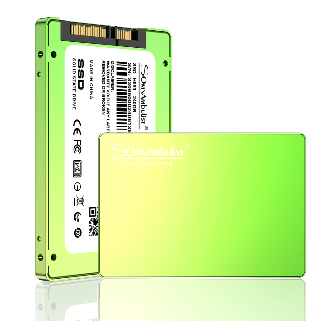 H650 Yellowgreen Ssd 1tb Sata Iii 6gb/s Internal Solid State Hard Drive 2.5inch 7mm(0.28inich