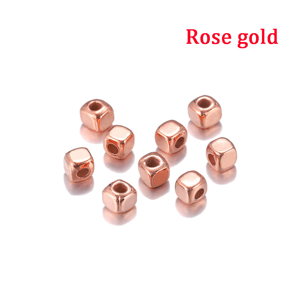 3 4 6 8 10 Gold Color Plated Ccb Round Seed Spacer Loose - Temu