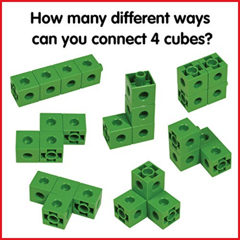 connecting cubes math