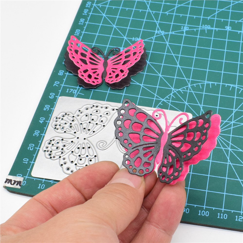 Metal Die Cuts Butterfly Letter Embossing Stencil Cutting Dies for Card  Making Scrapbooking Paper Craft DIY Template Scrapbook Stencils