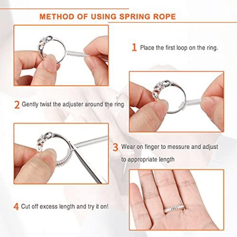 Ring Sizer Adjuster For Loose Rings - 6 Pack, 2 Sizes For Different Band  Widths Silicone Ring Size Adjuster Invisible Ring Guards For Women And Men