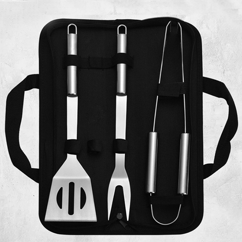 grilljoy 30PCS BBQ Grill Tools Set with Meat Claws - Extra Thick Steel  Spatula, Fork& Tongs - Complete Grilling Accessories in Portable Bag -  Perfect