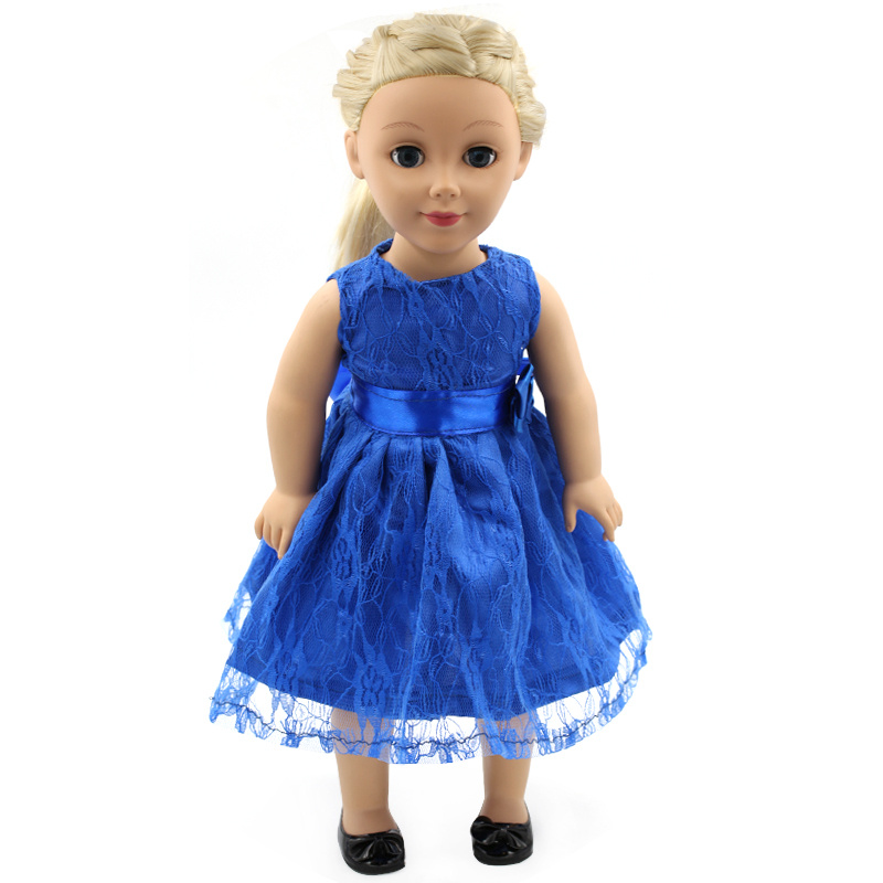 Roupa de boneca escolar casual para bonecas americanas de 45,72 cm