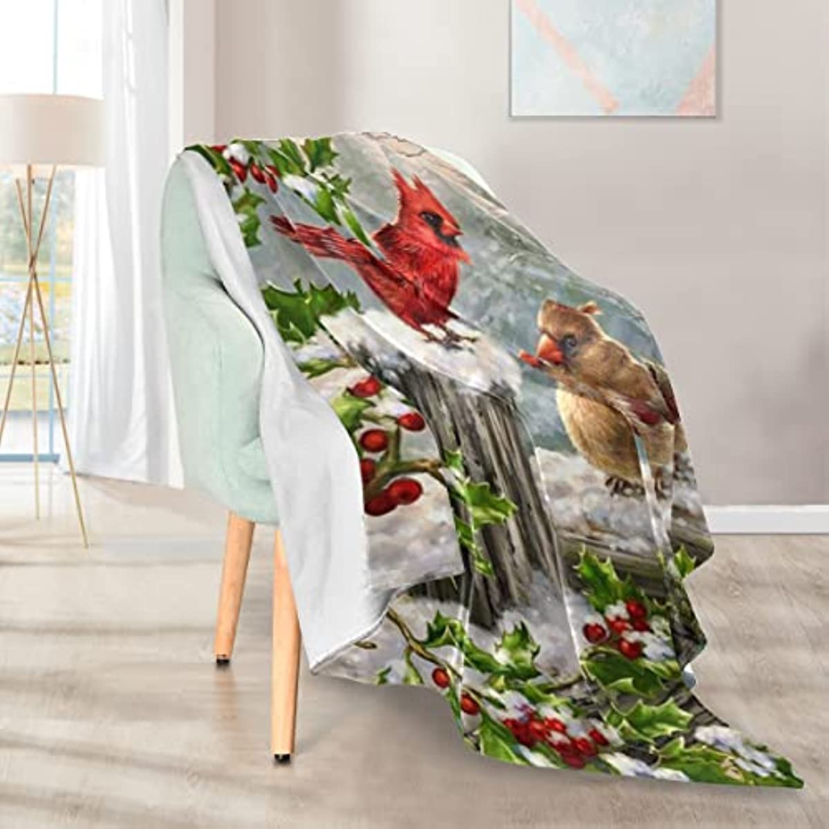 Bird print blanket new arrivals