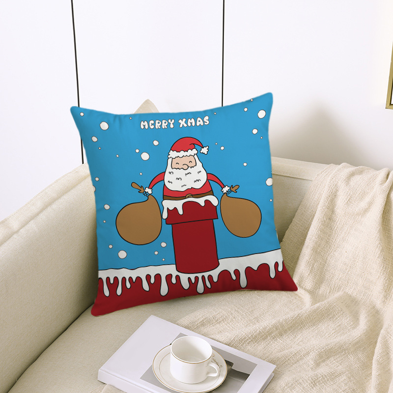  Candy Cane Throw Pillow Cover, Merry Christmas Cotton Cushion  Case, Candy Cane 24 x 24 Pillowcase, Christmas Pillow Cases with Hidden  Zipper Decor for Sofa Bedroom Car Couch : Home 