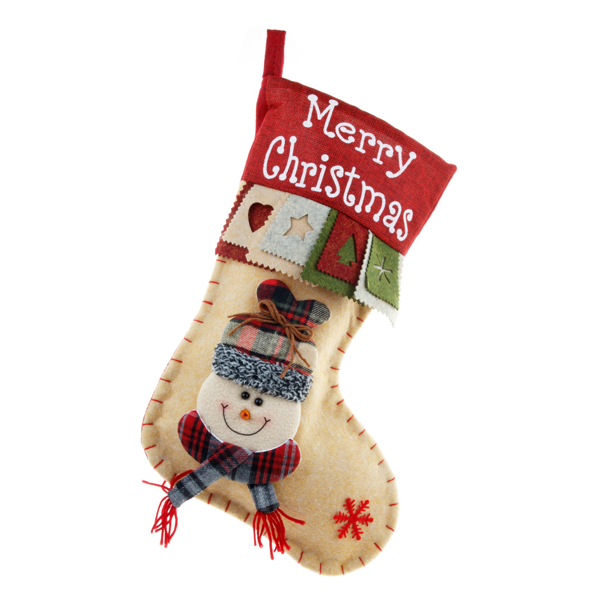 TomteNisse 15 Christmas Stockings,Set of 3 Santa Cluas Snowman,Big Xmas  Stockings Decoration - 3D Plush Santa Snowman Gingerbread Man Stocking for  Christmas Home Decor : : Home