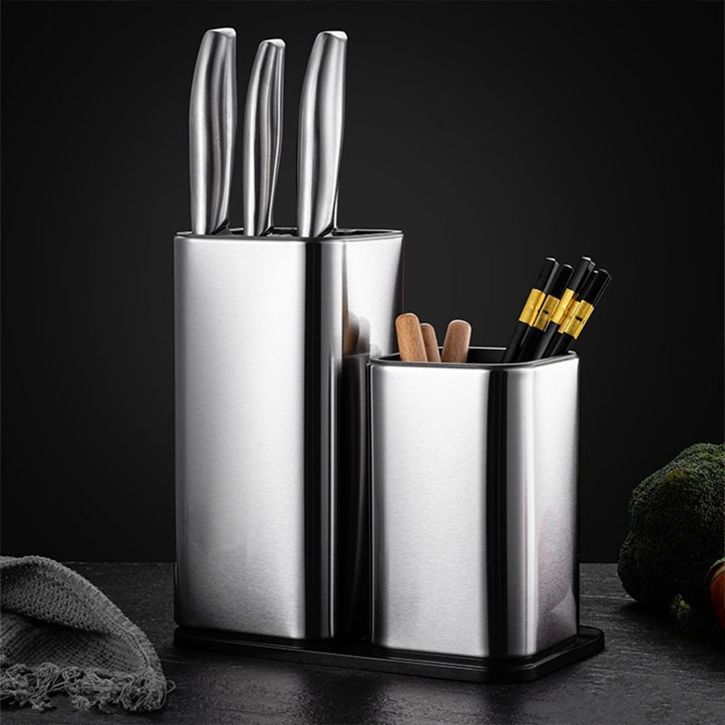 Stainless Steel Knife Holder, Black Light Luxury Quality Furniture