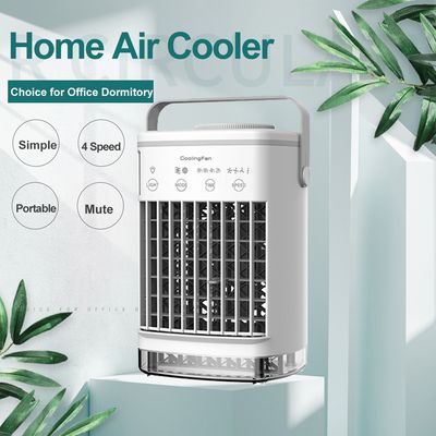 1pc Portable Air Conditioner, Home Use Mini Air Cooler, Portable Air Conditioning For Office, 4 Gear Speed Air Cooling Fan Humidifier, Household Appliance