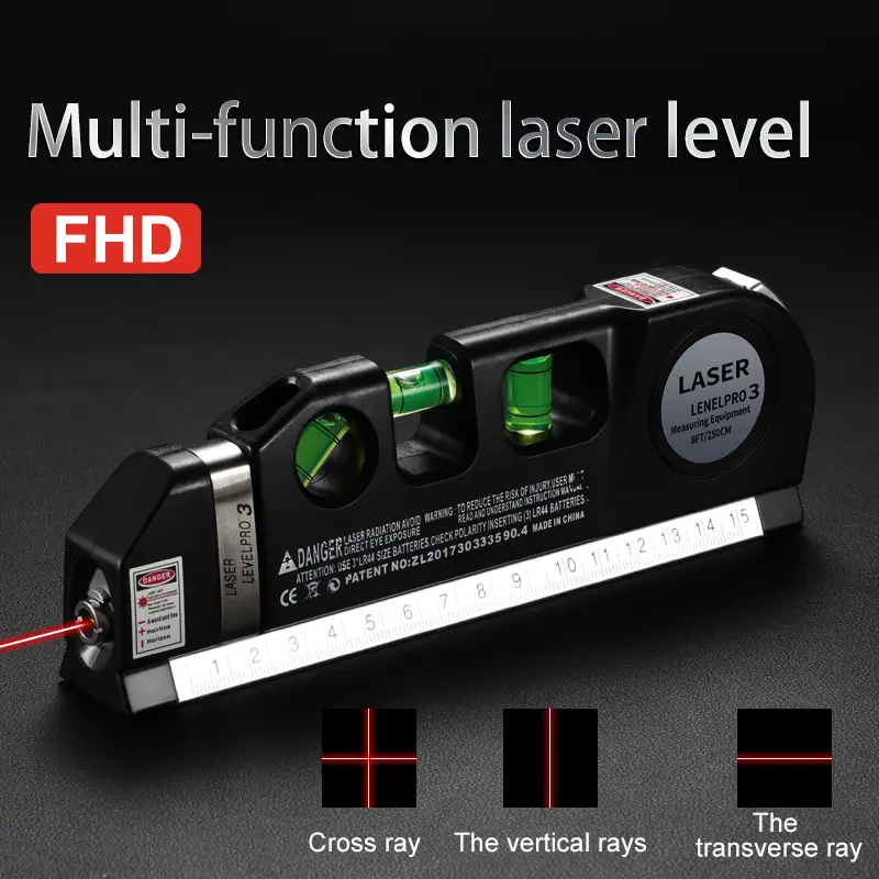 Laser Level Line Tool Multipurpose Laser Level Kit - Temu