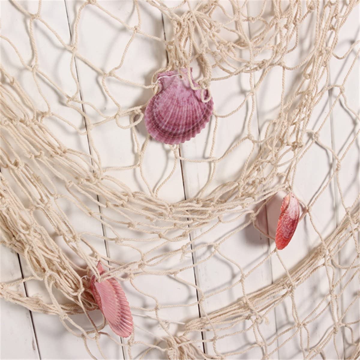 Pink Fishing Net Decor,Fishing Net, Wall Hangings Decor,Mediterranean Style  Photographing Decoration,by Shxstore : : Home