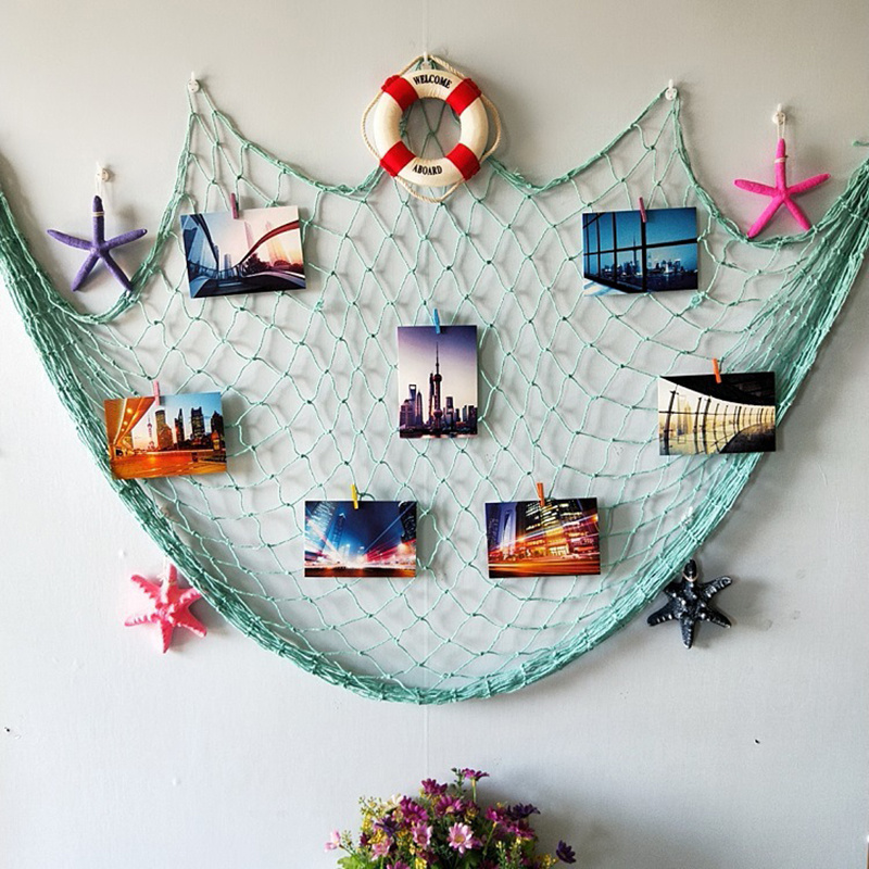 Ocean Themed Fishing Net Wall Decoration Perfect Parties - Temu