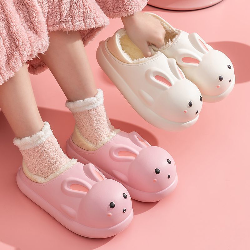 plush waterproof slippers