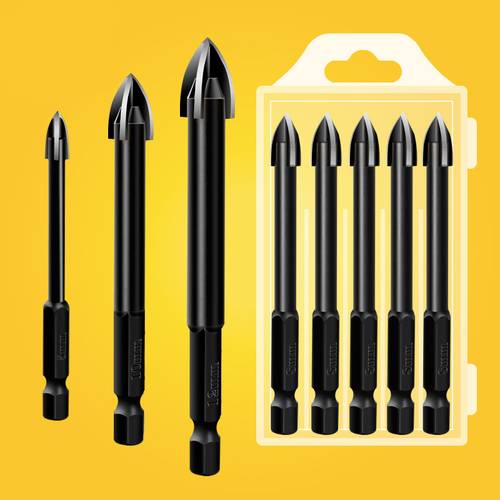 Metal Drill Bits Multifunctional Drill Bits For Metal Cross Dowel Drill Jig Tungsten Drill Bits For Concrete Drilling Tools