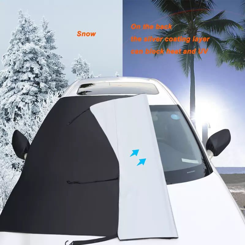 190t Coated Silver Cloth Car Rearview Mirror Earmuffs Snow - Temu