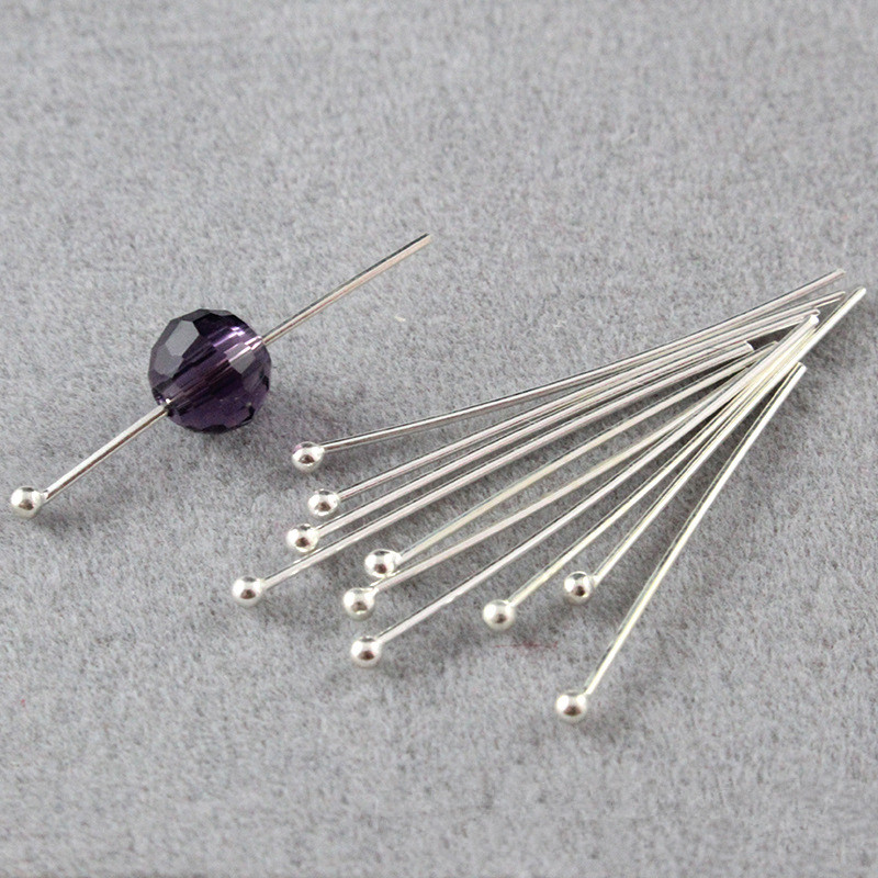 200pcs 16-50mm Flat Head Pins Ball Head Pins Eye Head Pin Jewelry Making  Finding