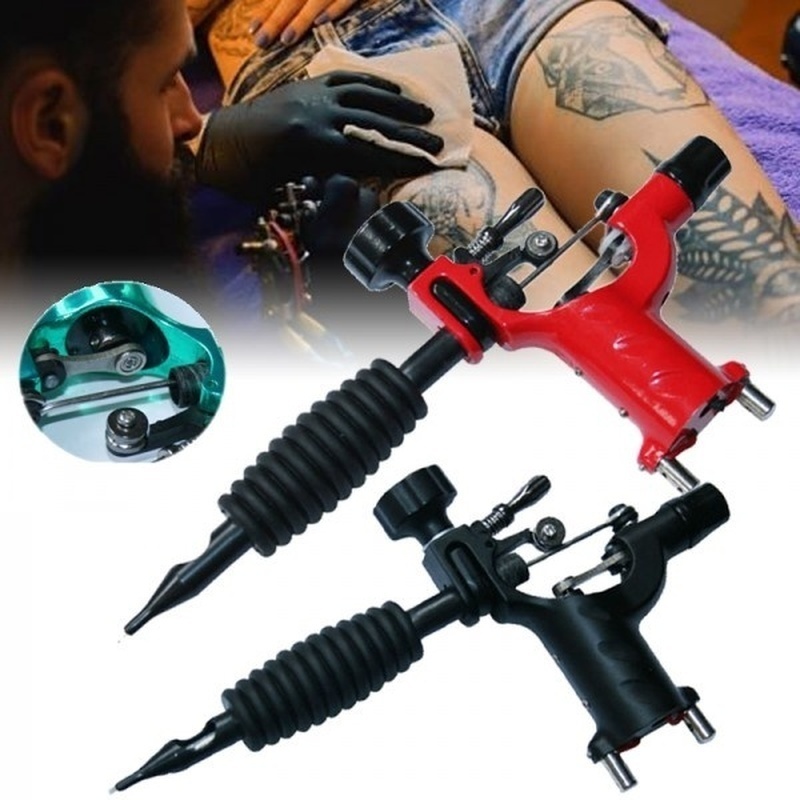 Kit de machine à tatouer en fibre de carbone maquillage permanent  professionnel RCA tatouage stylo rotatif machine fournitures de tatouage  accessoires pour cartouche Fo Kit de tatouage complet professionnel  (couleur : gris
