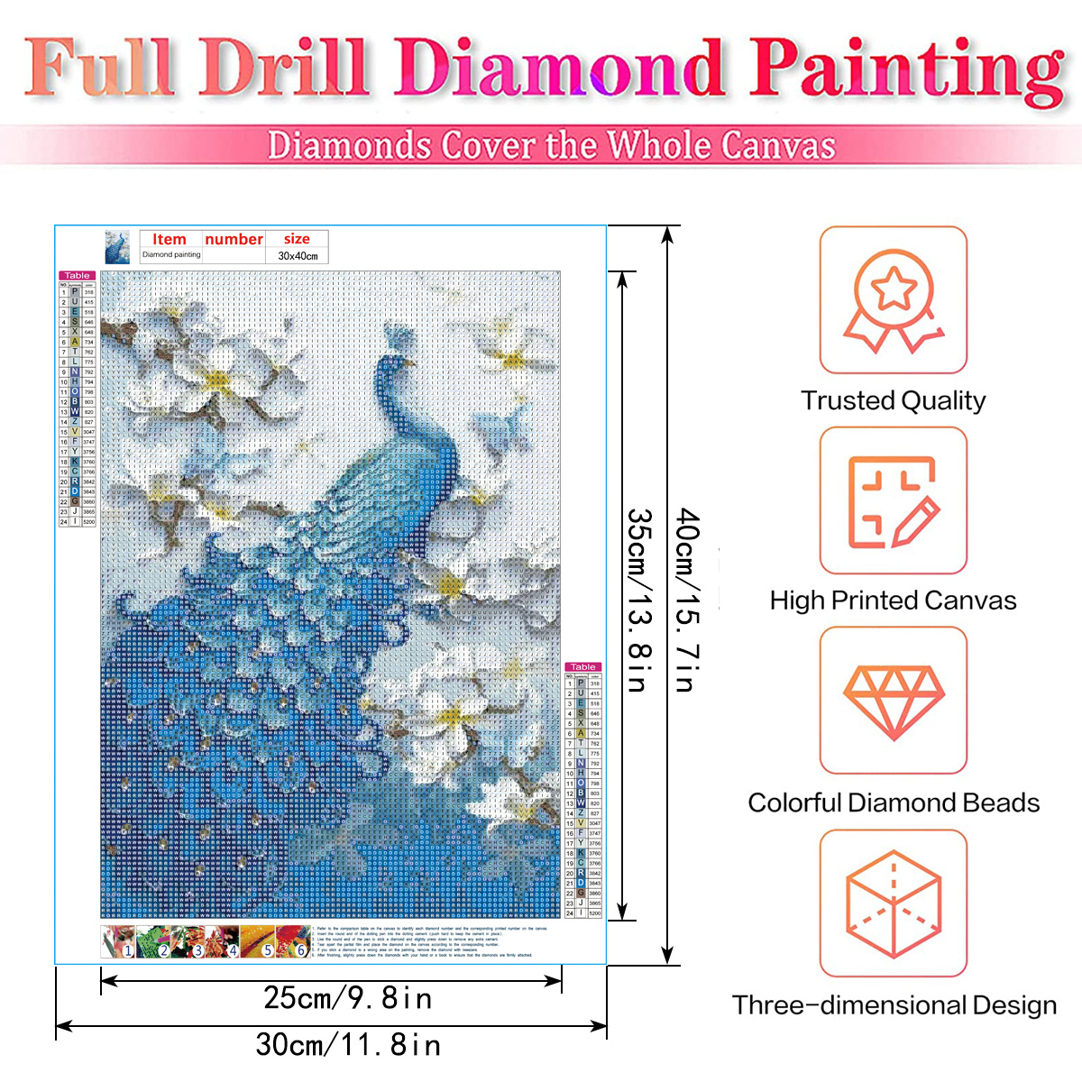 5d Diy Diamond Painting Full Drill Diamond Painting Embroidery