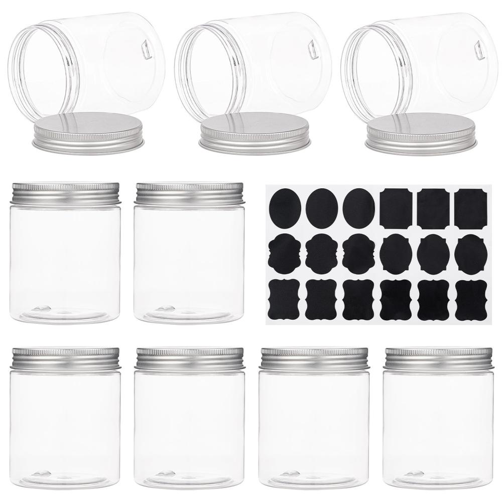 2 Oz SLIME CONTAINERS Clear Plastic Jars With Lids Small Goods Storage  Craft Containers Liquid Jars Twisted Lid Jars for Craft Olcott Jars 